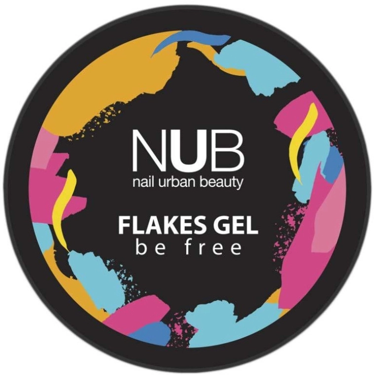 NUB Гель для дизайна ногтей Flakes Gel - фото N2