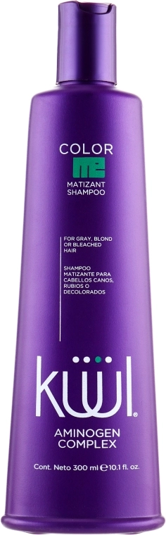 Kuul Тонирующий шампунь для осветленных волос Color Me Shampoo Matizant, 1000ml - фото N5