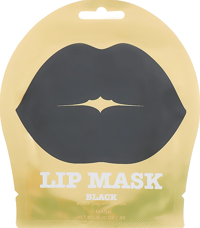 Kocostar Гідрогелева маска для губ, з ароматом черешні Lip Mask Black - фото N2