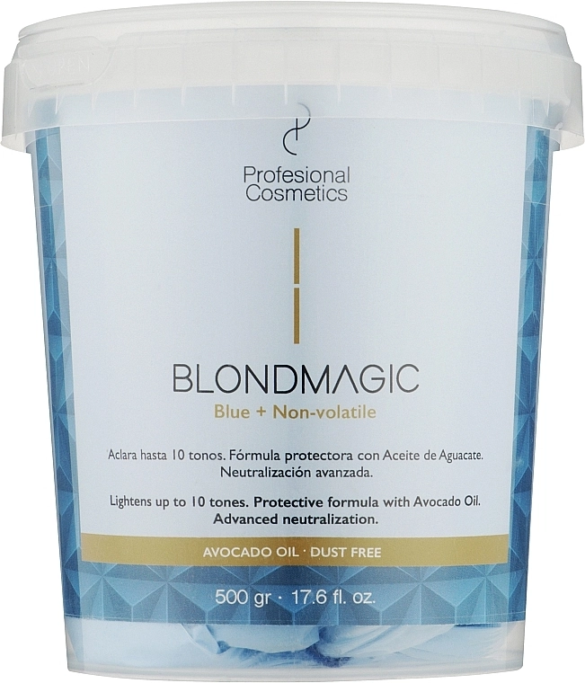 Profesional Cosmetics Пудра для осветления волос Blondmagic Blue + No-volatile - фото N1