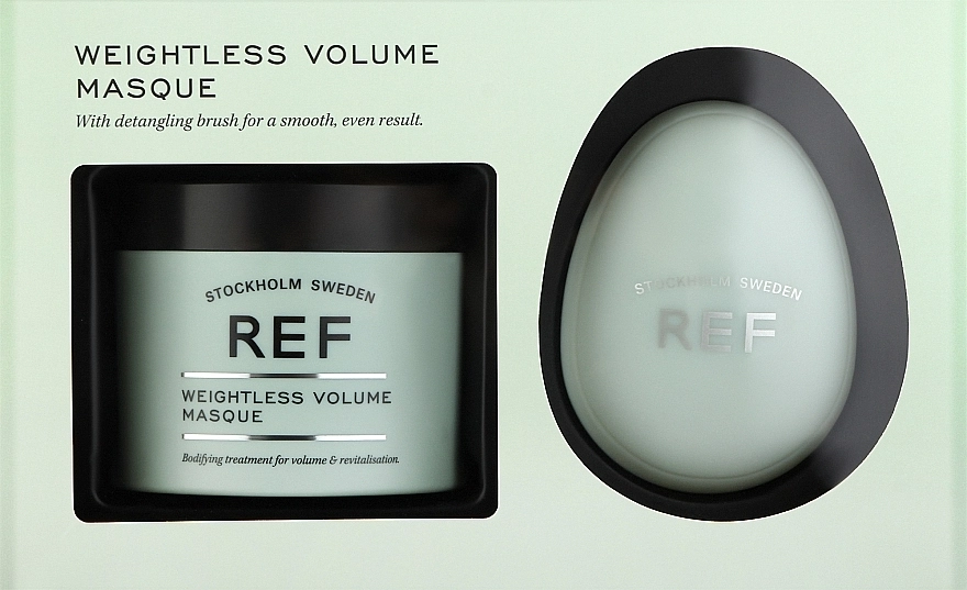 REF Набір Weightless Volume Masque Set (h/mask/250ml + h/brush/1pcs) - фото N1