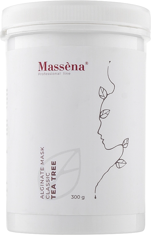 Massena Alginate Face Mask with Tea Tree Extract Alginate Mask Classic Tea Tree - фото N1
