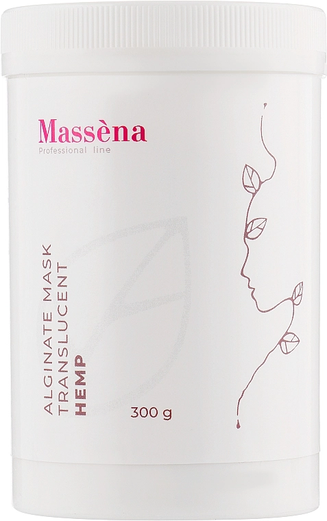 Massena Translucent Hemp Alginate Face Mask with Alginate Mask Translucent Hemp - фото N1