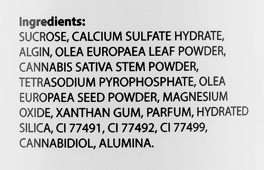 Massena Translucent Hemp Alginate Face Mask with Alginate Mask Translucent Hemp - фото N4