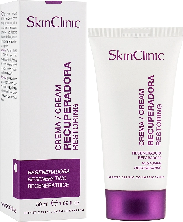 SkinClinic Крем відновлювальний для тіла після пілінгу Post-Peeling Restoring Cream - фото N2