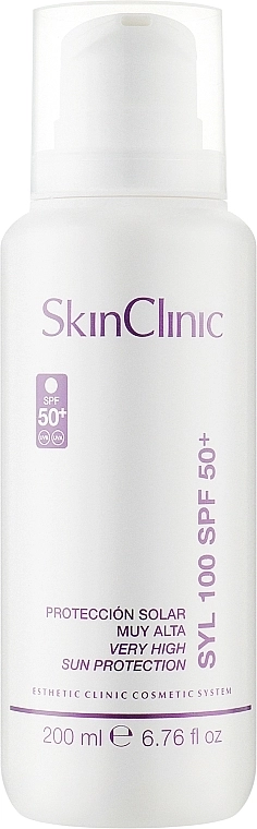 SkinClinic Сонцезахисний крем для тіла з колагеном з SPF50+ Syl 100 50+ Cream - фото N1