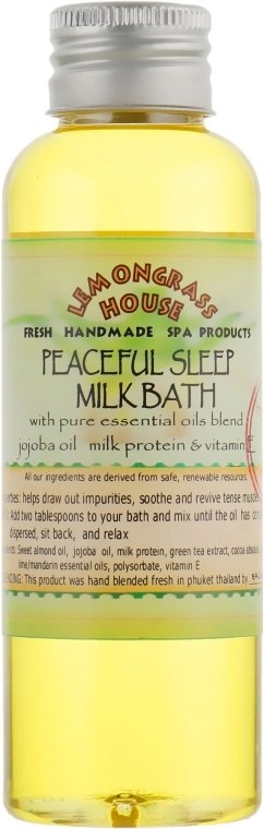 Lemongrass House Молочная ванна "Спокойной ночи" Peaceful Sleep Milk Bath - фото N1