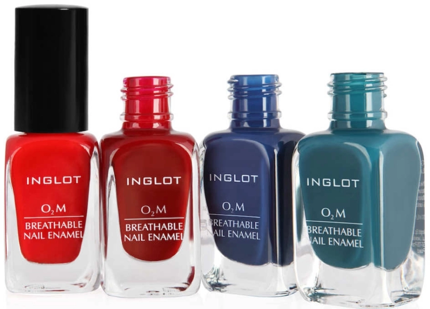 Inglot Дышащий лак для ногтей, глянцевый O2M Breathable Nail Enamel - фото N3