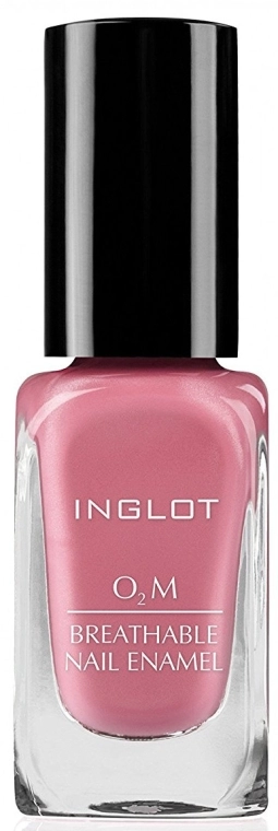 Inglot Лак, що "дихає", для нігтів, глянцевий O2M Breathable Nail Enamel - фото N1