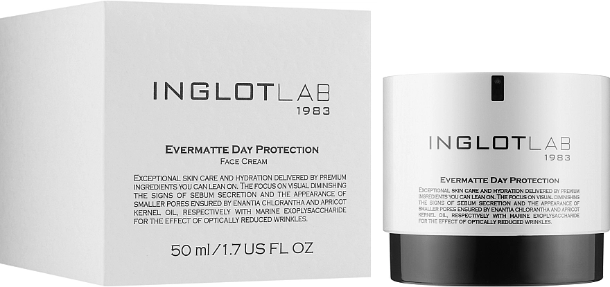 Inglot Матувальний денний захисний крем Lab Evermatte Day Protection Face Cream - фото N2