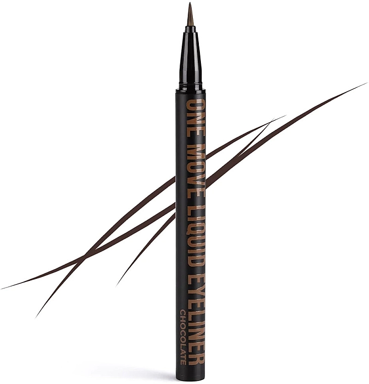 Inglot One Move Liquid Liner Chocolate Підводка-фломастер для очей - фото N1