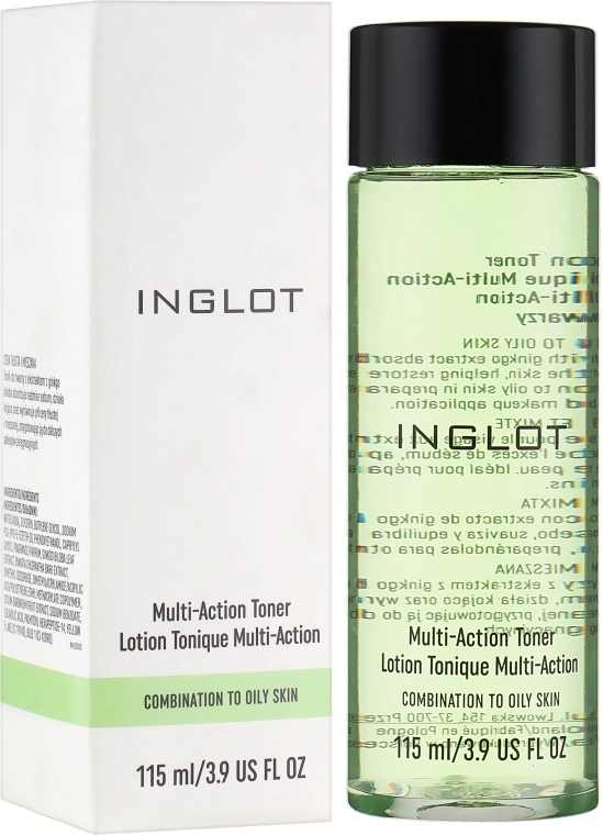 Inglot Тоник для комбинированной и жирной кожи лица Multi-Action Toner Combination To Oil Skin - фото N1