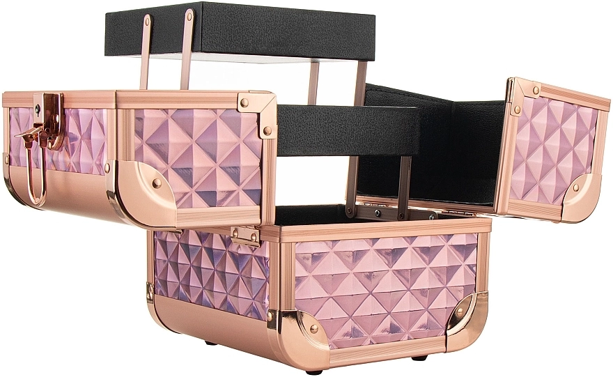 Inglot Косметический кейс Makeup Case Diamond Mini Rose Gold MB152M K107 9 - фото N3