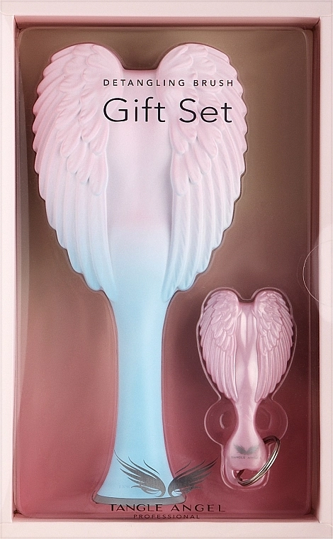 Tangle Angel Подарунковий набір, рожево-блакитний Limited Edition Gift Set (brush/1pcs + brush/mini/1pcs) - фото N1