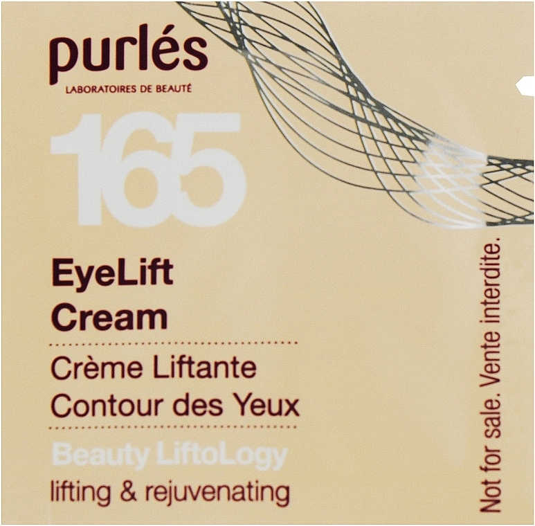 Purles Ліфтинговий крем для повік Beauty LiftoLogy 165 EyeLift Cream (пробник) - фото N1