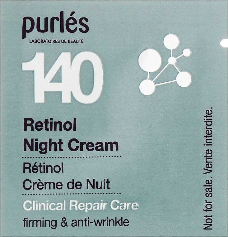 Purles Ретиноловий нічний крем Clinical Repair Care 140 Retinol Night Cream (пробник) - фото N1