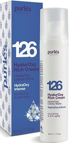 Purles Гиалуроновый крем увлажняющий и питательный 126 HydraOxy Intense HyalurOxy Rich Cream (пробник) - фото N1