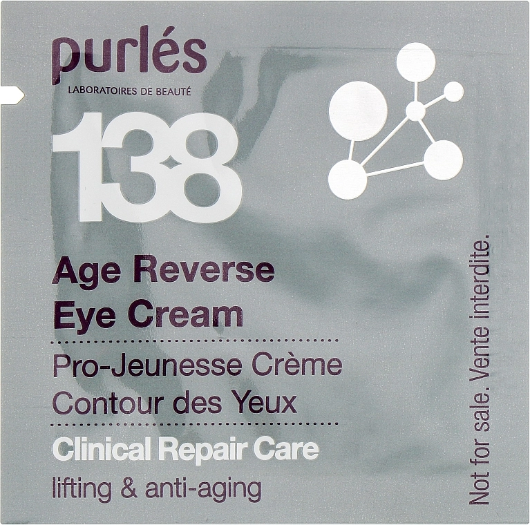 Purles Крем для век "Про-молодость" Clinical Repair Care 138 Age Reverse Eye Cream (пробник) - фото N1