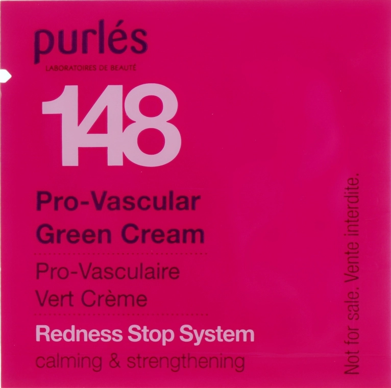 Purles Зелений крем Redness Stop System Pro-Vascular Green Cream 148 (пробник) - фото N1
