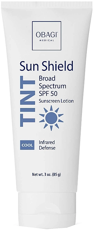 Obagi Medical Тонувальний сонцезахисний крем Sun Shield Tint Broad Spectrum Spf 50 Cool - фото N1