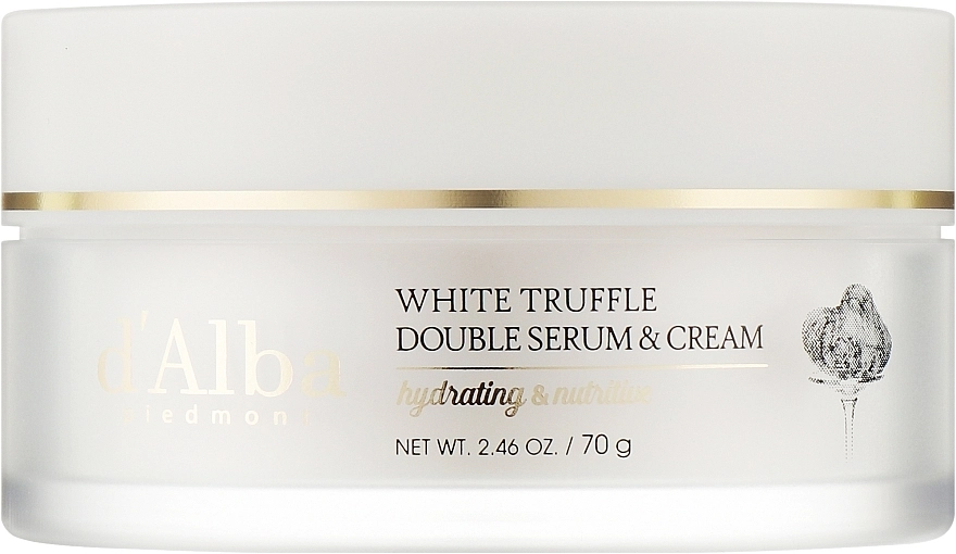 D'Alba Антивозрастной двойной крем-сыворотка White Truffle Double Serum & Cream - фото N1