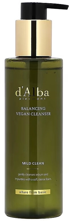 Балансирующее мягкое средство для умывания - D'Alba Balancing Vegan Cleanser Mild Clean (пробник), 3мл - фото N2