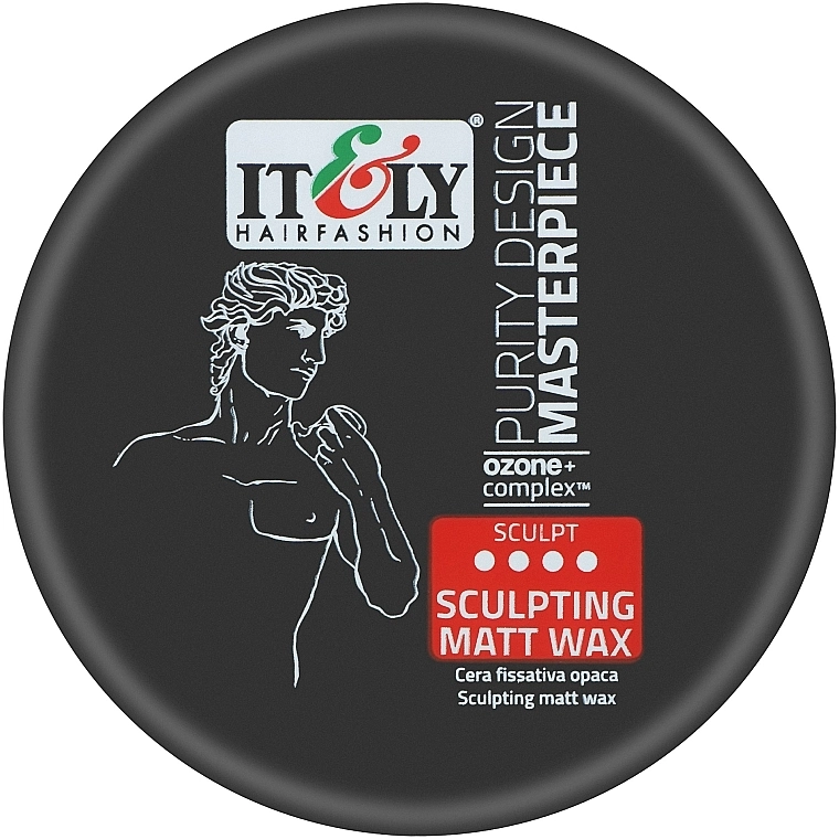 Itely Hairfashion Матовий віск для волосся екстрасильної фіксації Purity Design Masterpiece Sculpting Matt Wax - фото N1