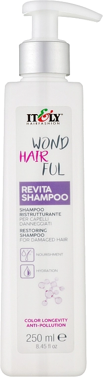 Itely Hairfashion Восстанавливающий шампунь для волос WondHairFul Revita Shampoo - фото N1