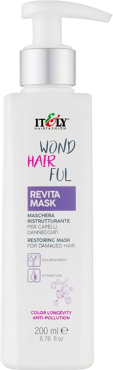Itely Hairfashion Відновлювальна маска для волосся WondHairFul Revita Mask - фото N1