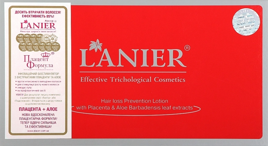 Placen Formula Лосьон против выпадения волос с плацентой «Ланьер классик" Lanier Classic - фото N2