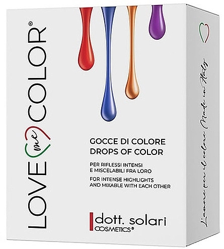 Dott. Solari Рідкі краплі фарби Love Me Color Drops Of Color - фото N1