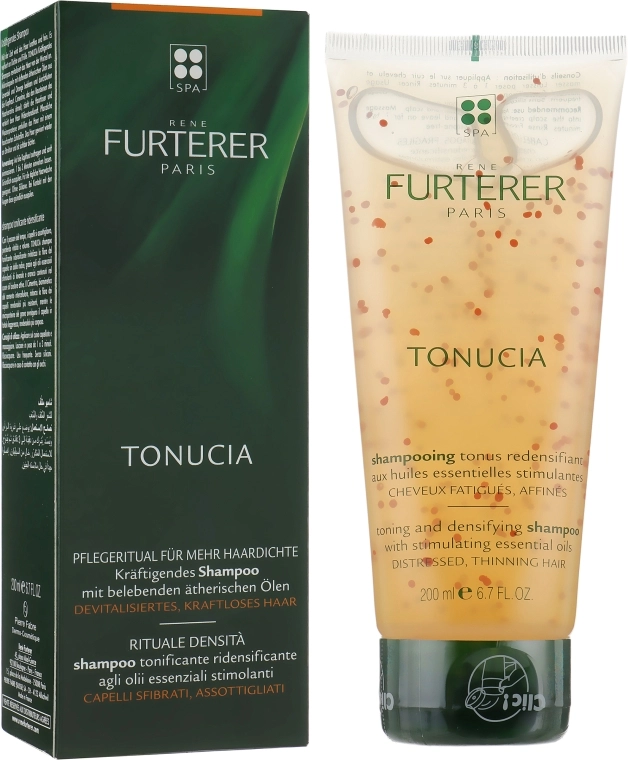 Rene Furterer Тонизирующий шампунь для тонких и ослабленных волос Tonucia Toning Shampoo For Fine & Limp Hair, 50ml - фото N4