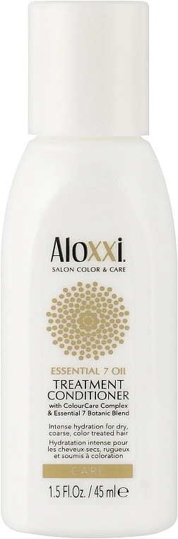 Aloxxi Кондиціонер для волосся "Інтенсивне живлення" Essential 7 Oil Treatment Conditioner (міні) - фото N1