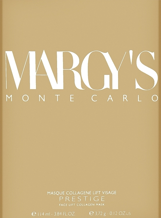 Margy's Маска-ліфтинг для обличчя з колагеном Margys Monte Carlo Face Lift Collagen Mask - фото N1