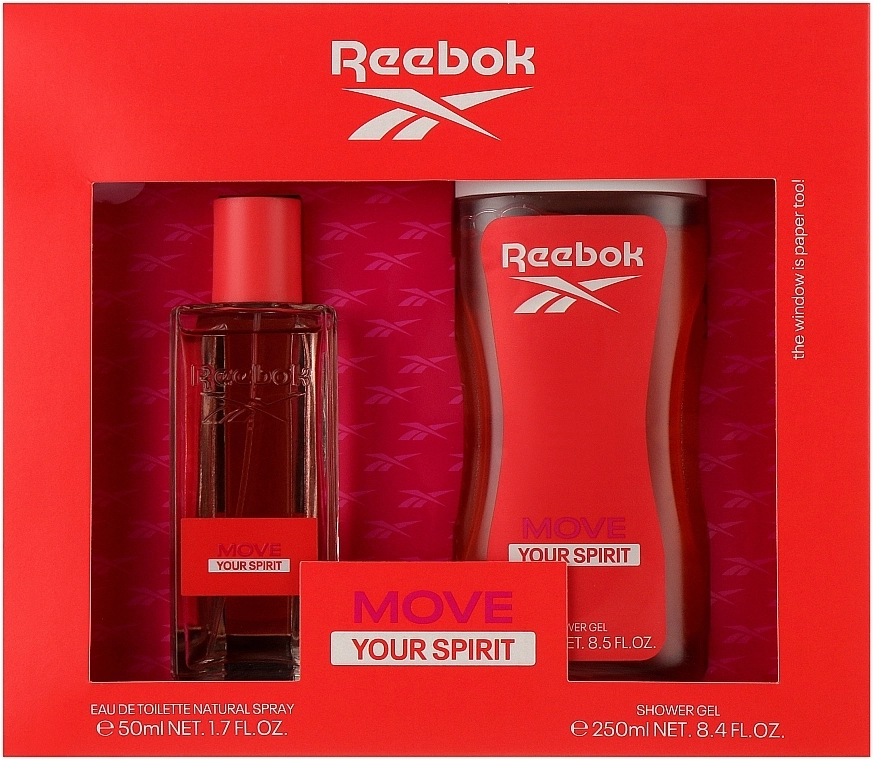 Reebok Move Your Spirit Набір (edt/100ml + sh/gel/250ml) - фото N1