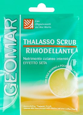 Geomar Таласо-скраб для тіла "Морська сіль і кава" Thalasso Scrub Remodeling (міні) - фото N1