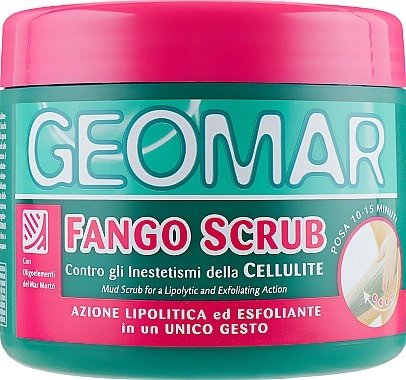 Geomar Грязьовий скраб для тіла, з ліполітичною дією Fango Mud Scrub Lipolytic Exfoliating Action - фото N1