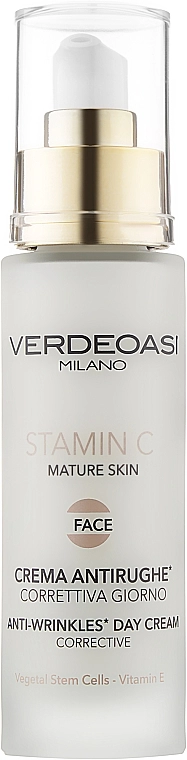 Verdeoasi Денний крем для корекції зморщок Stamin C Anti-wrinkles Day Cream Corrective - фото N1