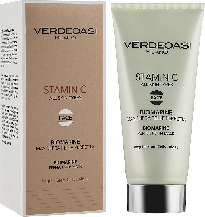 Verdeoasi Біоморська маска для ідеальної шкіри обличчя Stamin C Biomarine Perfect Skin Mask - фото N2