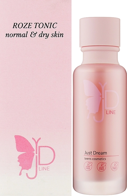 Just Dream Teens Cosmetics Тоник для нормальной и сухой кожи Roze Tonic Normal & Dry Skin - фото N2