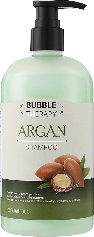 Foodaholic Шампунь для волос с аргановым маслом Bubble Therapy Argan Shampoo - фото N1