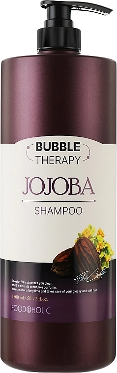 Foodaholic Шампунь для волосся з екстрактом жожоба Bubble Therapy Jojoba Shampoo - фото N2