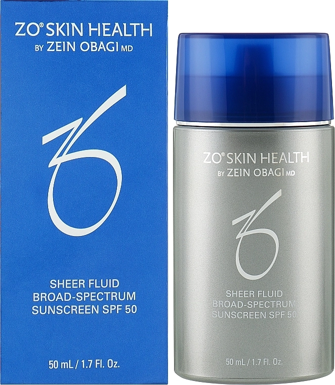 Zein Obagi Сонцезахисний флюїд для обличчя Zo Skin Health Sheer Fluid SPF 50 - фото N2