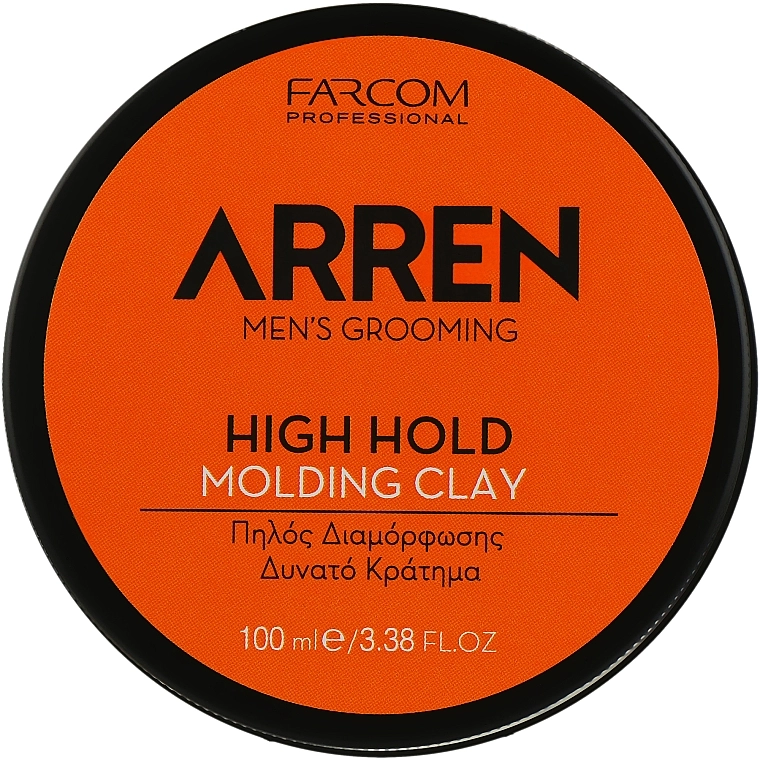 Arren Глина для укладки волос сильной фиксации Men's Grooming Molding Clay High Hold - фото N1