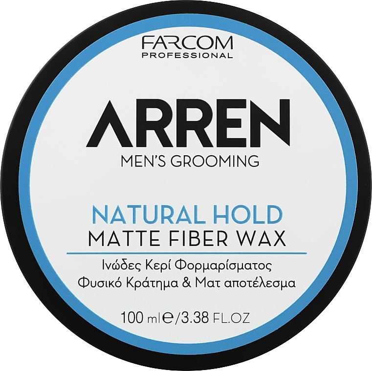 Arren Віск для укладання волосся Men's Grooming Matte Fiber Wax Natural Hold - фото N1