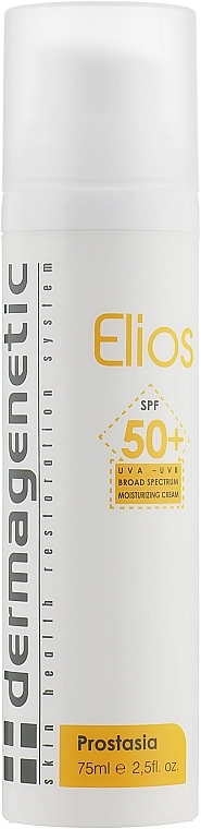 Dermagenetic Солнцезащитный крем SPF50 Sunscreen Elios SPF50 3in1 UVA/UVB Cream - фото N1