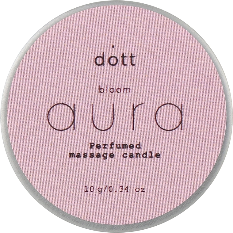 Dott Парфюмированная массажная свеча Bloom Aura Perfumed Massage Candle - фото N1
