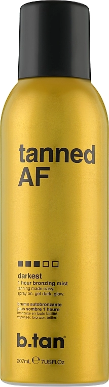 B.tan Мус для автозасмаги «Tanned Af», бронзувальний Self Tan Bronzing Mousse - фото N1