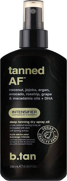 B.tan Масло для загара "Tanned AF" Intensifier Tanning Oil - фото N1