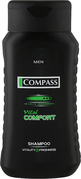 Compass Чоловічий шампунь для волосся "Vital comfort" Solid Man Hair&Body Shampoo - фото N1